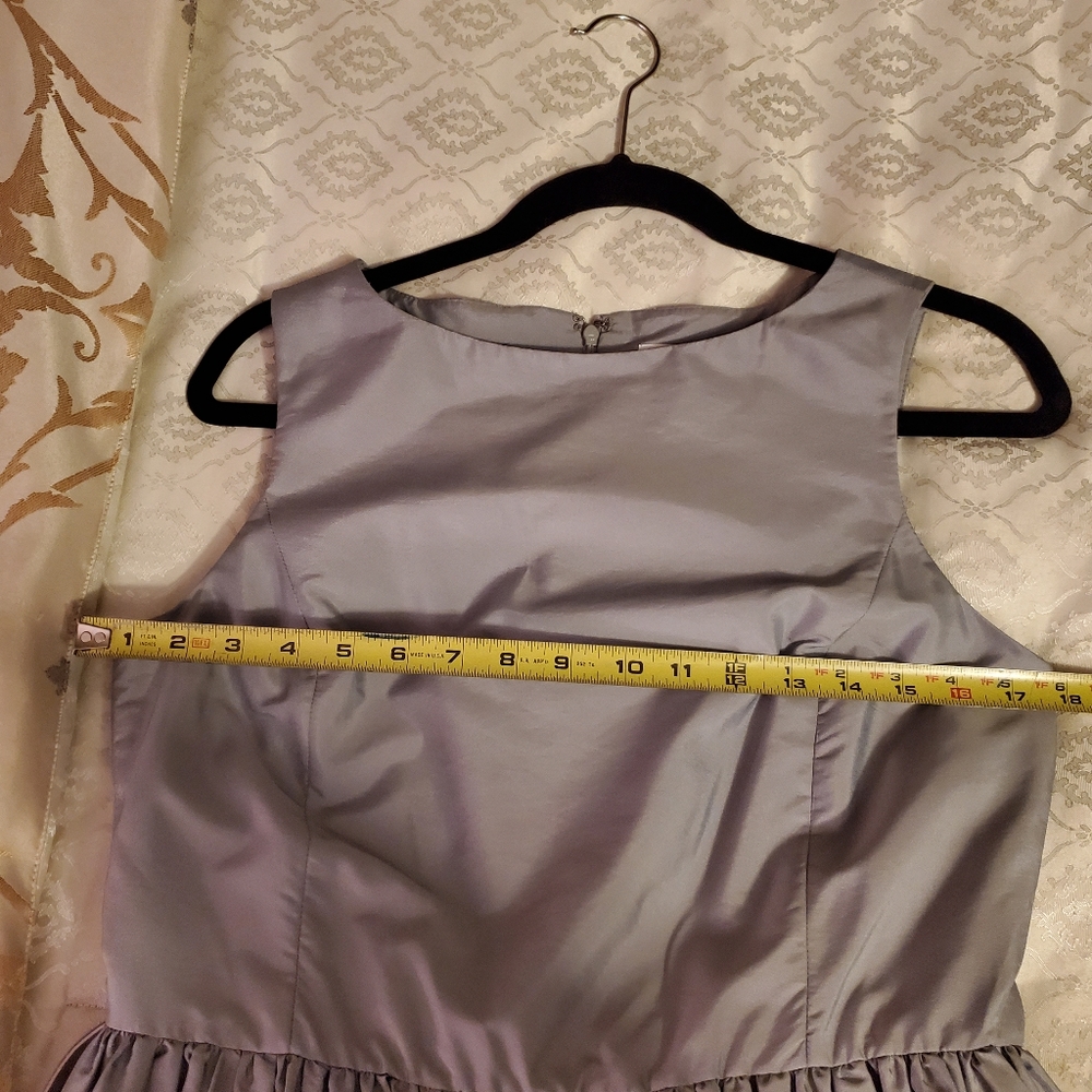 Silver Grey Classic Party Dress - Picture 8 of 9